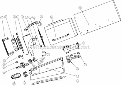 Page A Diagram and Parts List for MHQ85FAV  Mr Heater Construction Heater